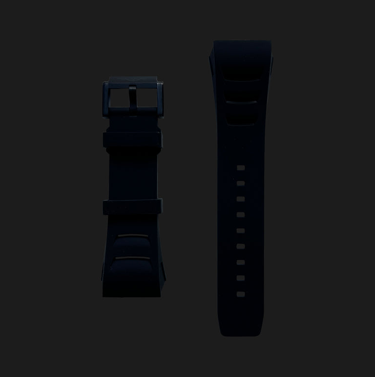 Black Rubber Strap